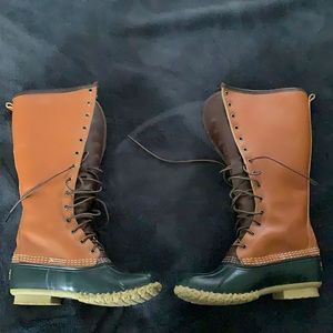 LL Bean 16" Shearling-Lined Winter Boots